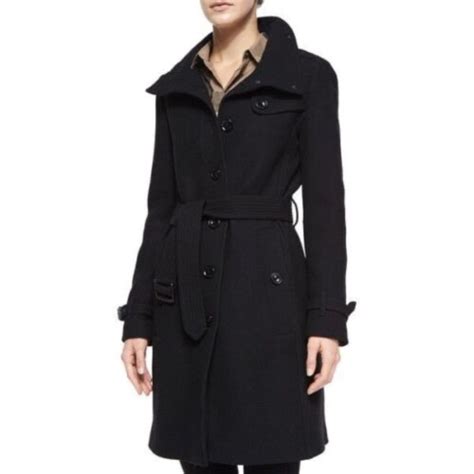 burberry brit rushworth wool coat trench|burberry trench coat for women.